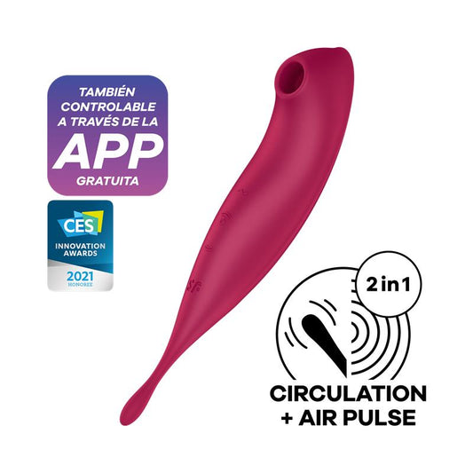 Satisfyer Twirling Pro+ Hybrid Air Pulse Vibrator