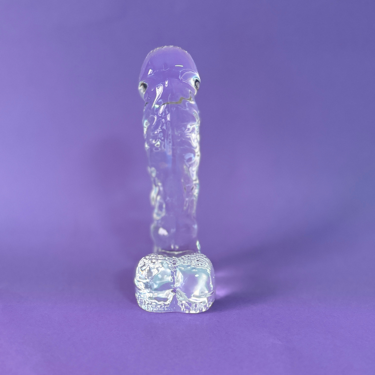 Dildo de Cristal Realista - Diseño Anatómico y Elegante Deef