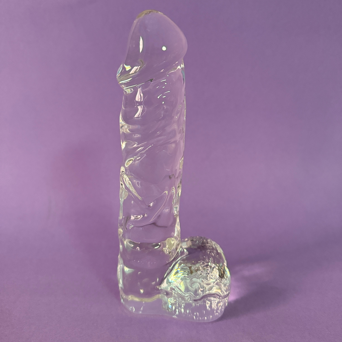 Dildo de Cristal Realista - Diseño Anatómico y Elegante Deef