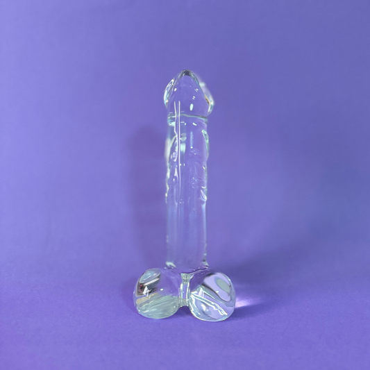 Dildo de Cristal Realista - Juguete Erótico de Alta Calidad para Estimulación Vaginal y Anal