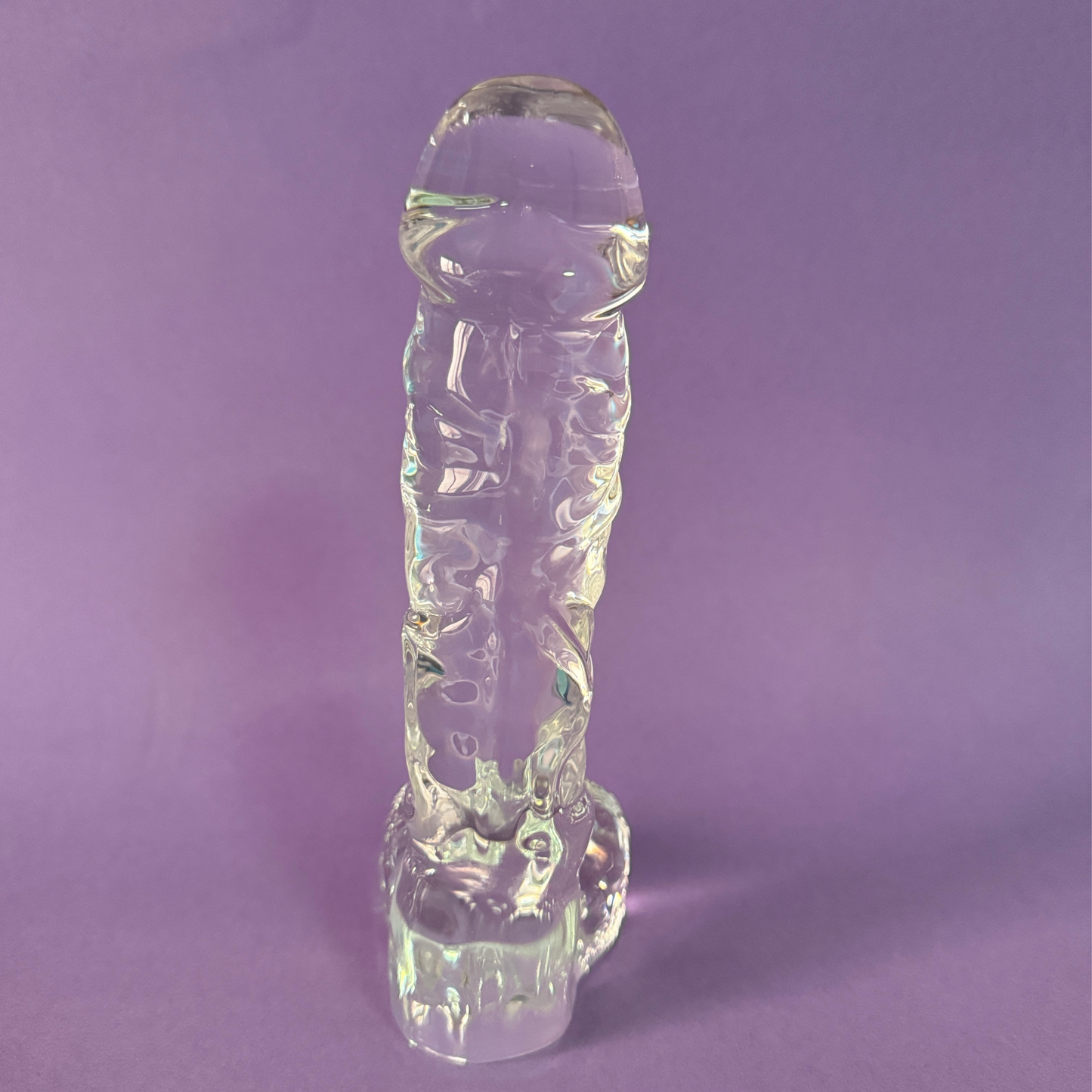 Dildo de Cristal Realista - Diseño Anatómico y Elegante Deef