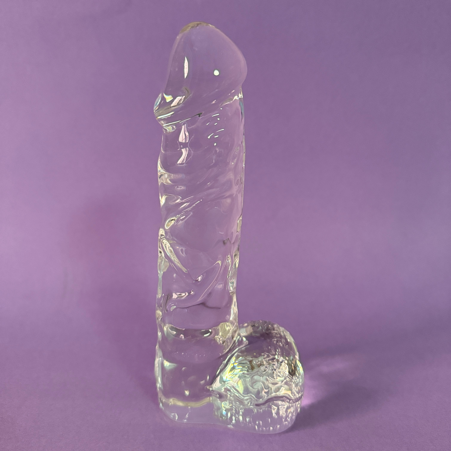 Dildo de Cristal Realista - Diseño Anatómico y Elegante Deef