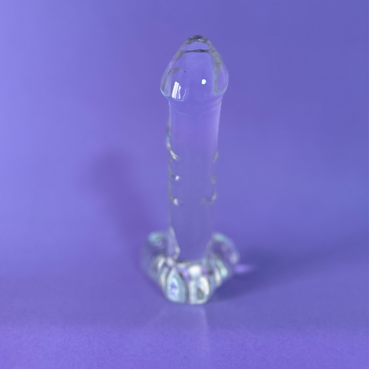 Dildo de Cristal Realista - Juguete Erótico de Alta Calidad para Estimulación Vaginal y Anal