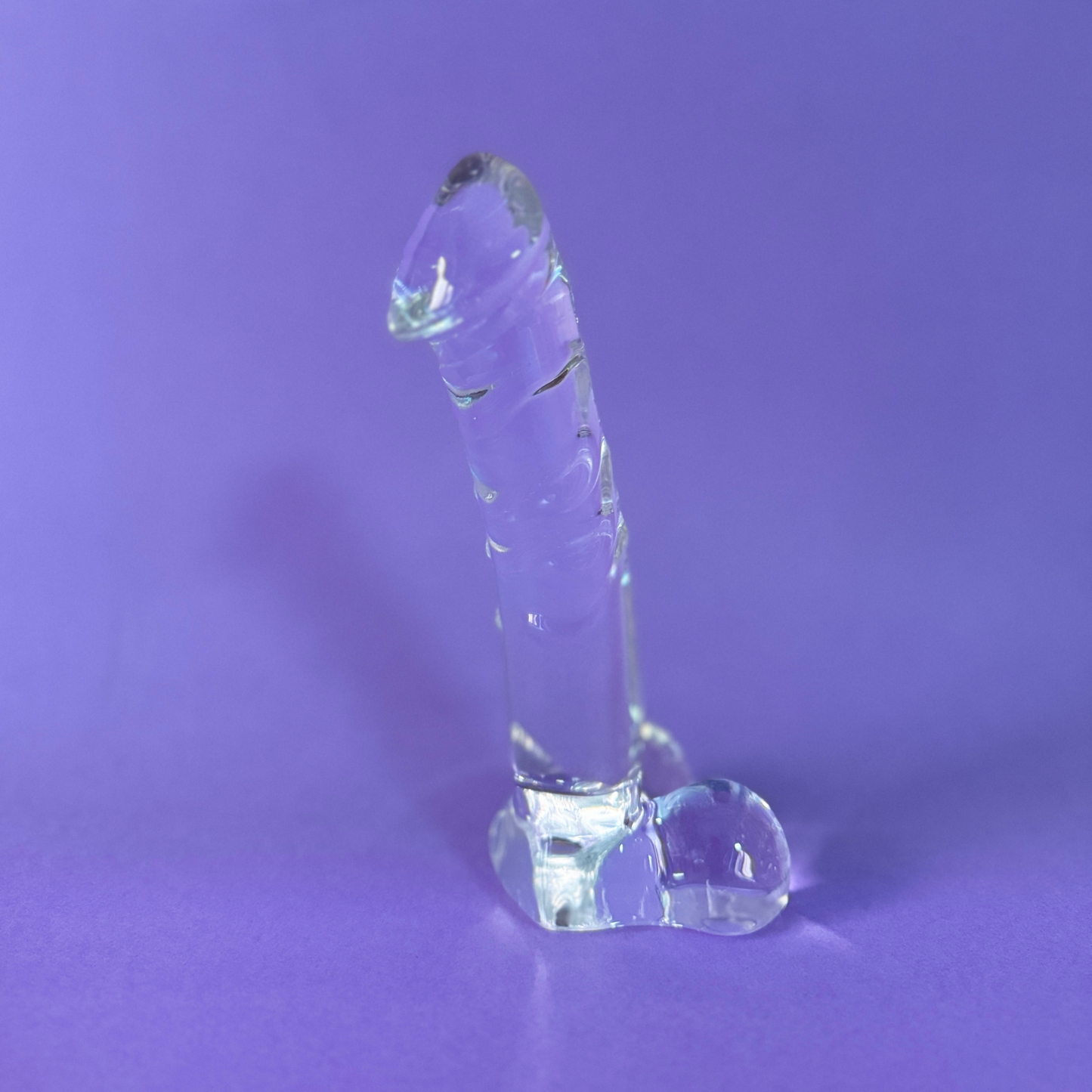 Dildo de Cristal Realista - Juguete Erótico de Alta Calidad para Estimulación Vaginal y Anal