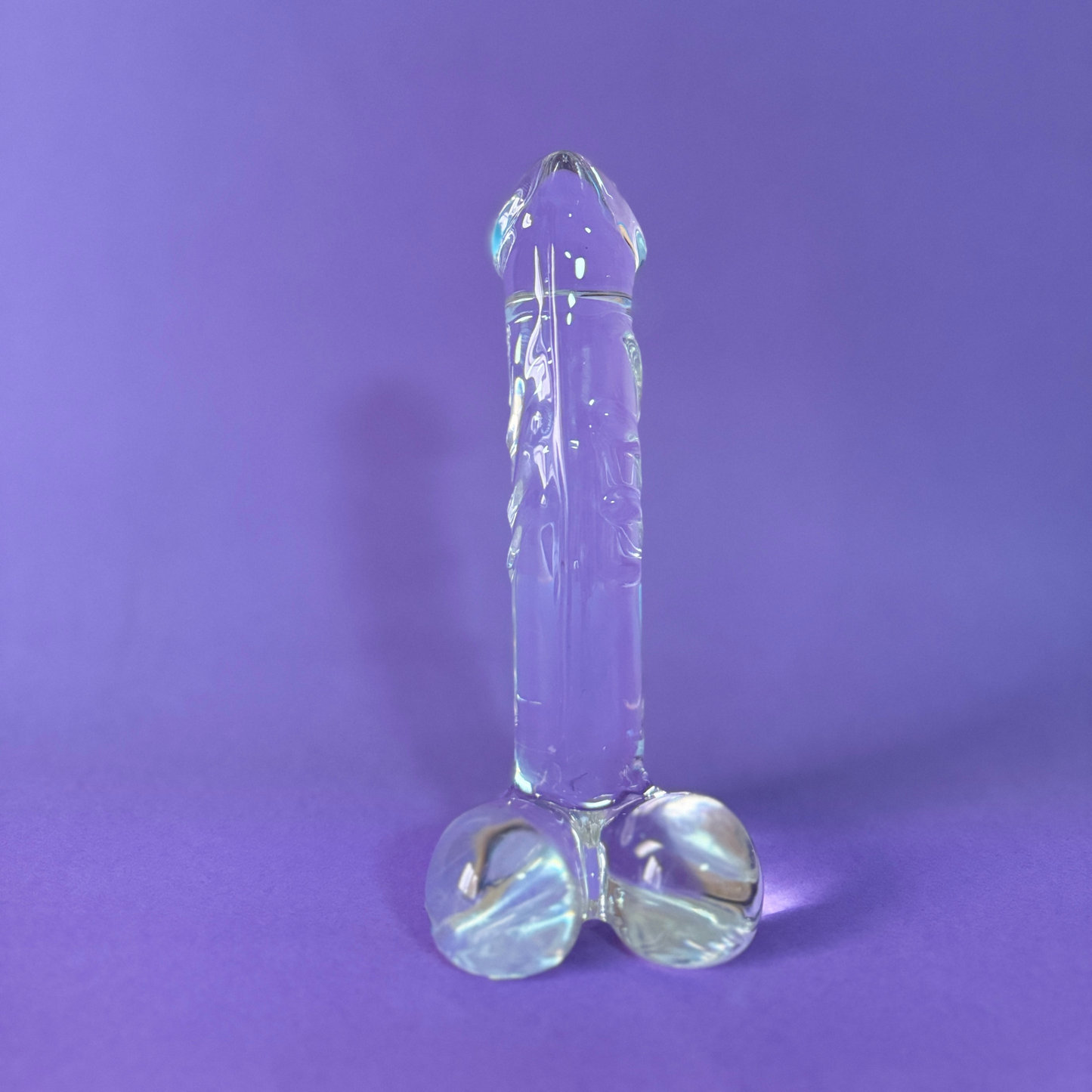 Dildo de Cristal Realista - Juguete Erótico de Alta Calidad para Estimulación Vaginal y Anal