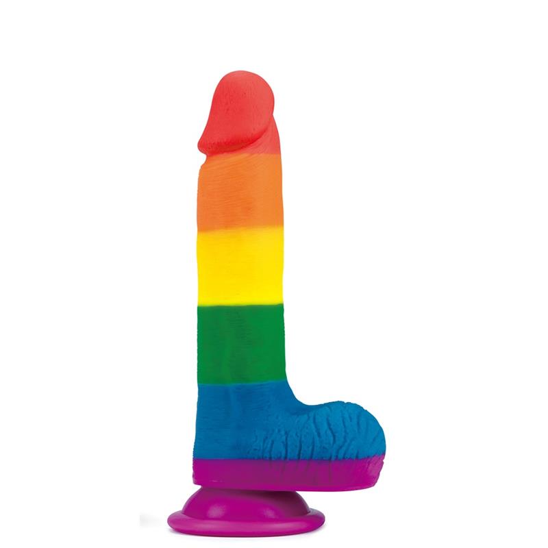 Dildo PRIDER de Silicona Premium con Ventosa 7.5” 🌈