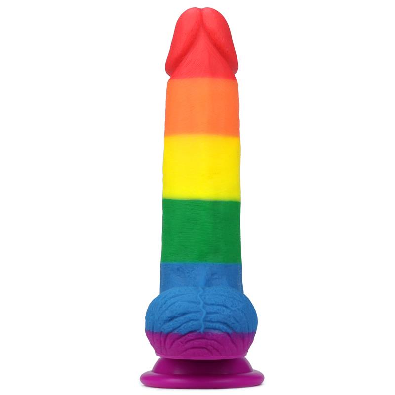 Dildo PRIDER de Silicona Premium con Ventosa 7.5” 🌈