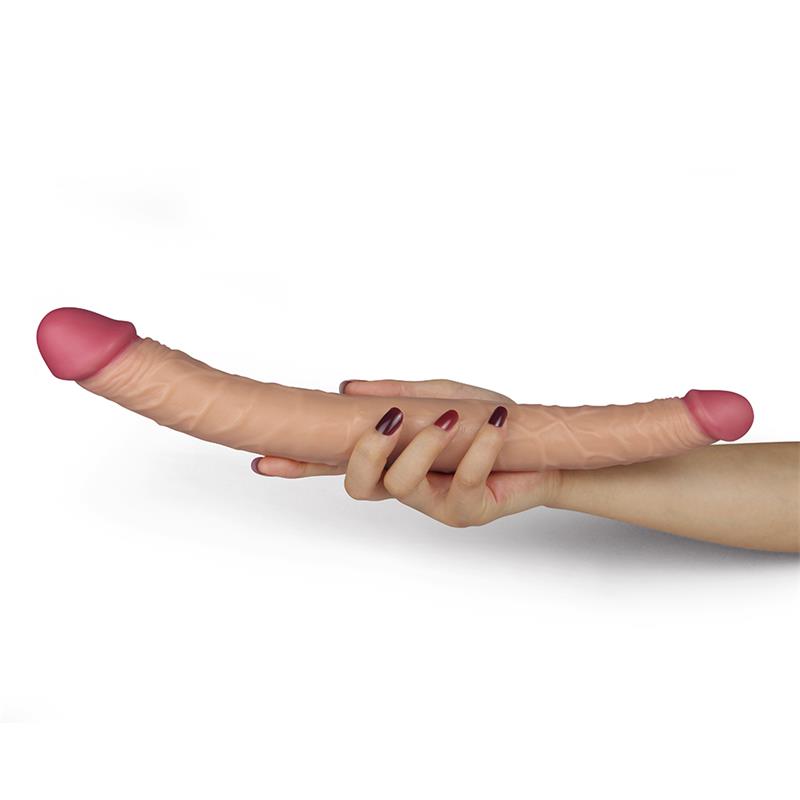 Dildo Realista Extra Largo de PVC – 41 cm | Suave y Flexible | Liquidación